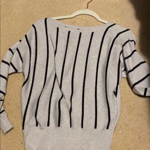 XS vertically striped sweater